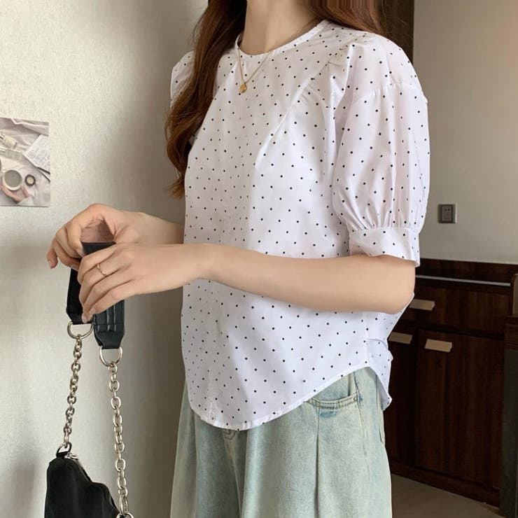 ブラウス バックリボン シャツトップス半袖 | shoppinggo | 詳細画像10 