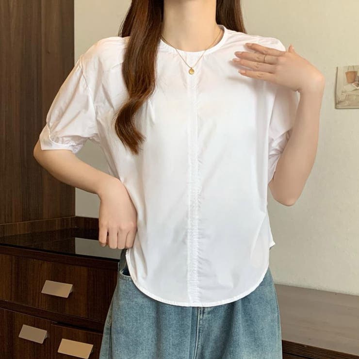 ブラウス バックリボン シャツトップス半袖 | shoppinggo | 詳細画像12 