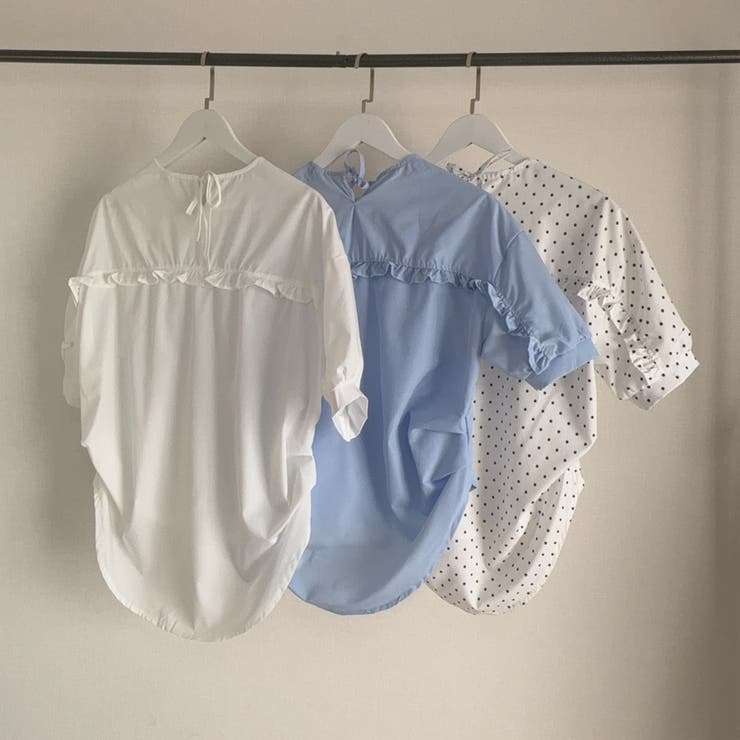 ブラウス バックリボン シャツトップス半袖 | shoppinggo | 詳細画像20 