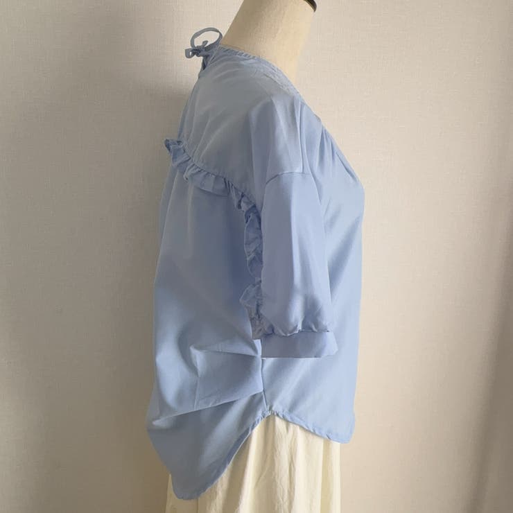 ブラウス バックリボン シャツトップス半袖 | shoppinggo | 詳細画像37 