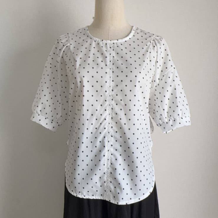 ブラウス バックリボン シャツトップス半袖 | shoppinggo | 詳細画像42 