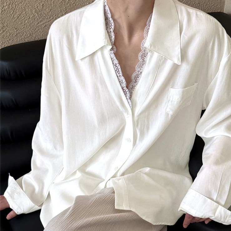 新作ブラウス シャツ レース付きトップス | shoppinggo | 詳細画像2 