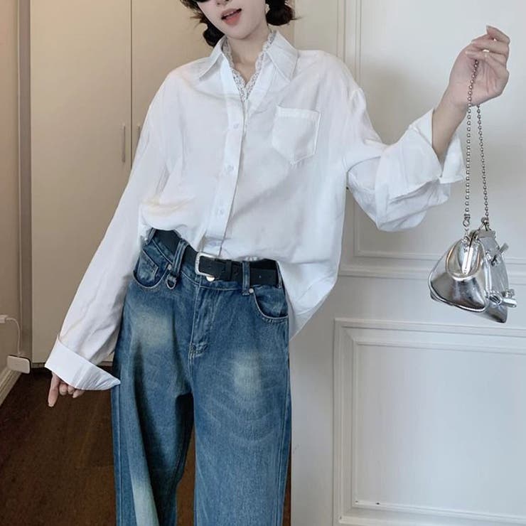 新作ブラウス シャツ レース付きトップス | shoppinggo | 詳細画像14 