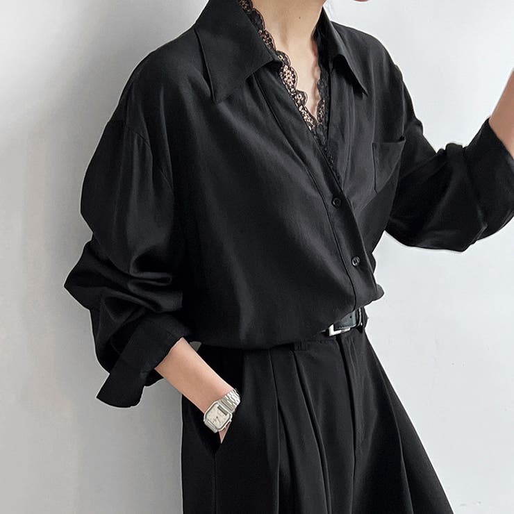 新作ブラウス シャツ レース付きトップス | shoppinggo | 詳細画像20 