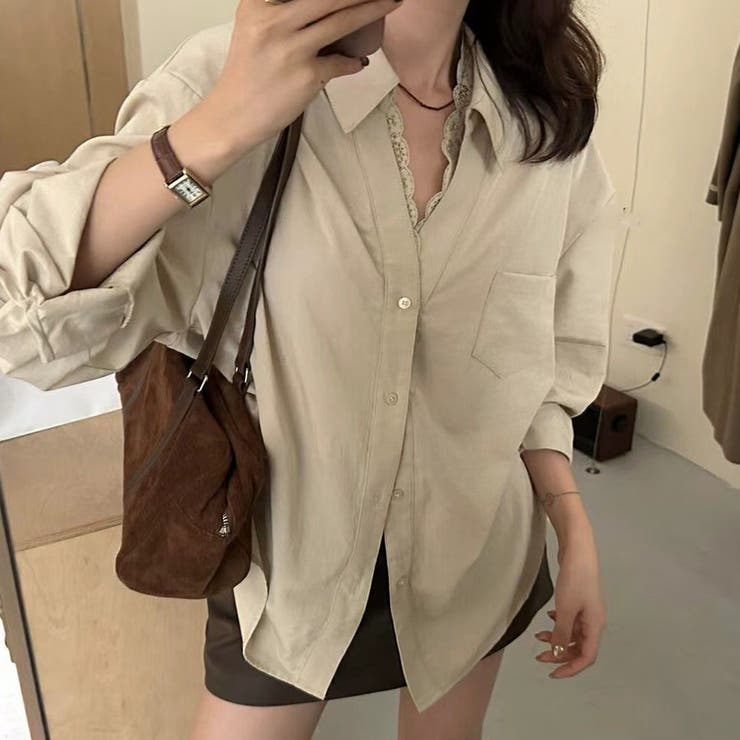 新作ブラウス シャツ レース付きトップス | shoppinggo | 詳細画像30 