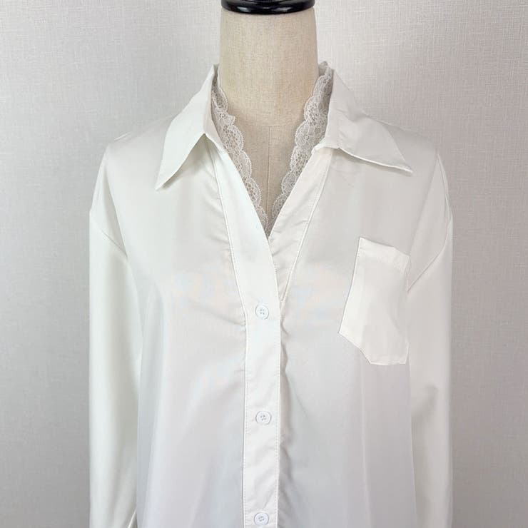 新作ブラウス シャツ レース付きトップス | shoppinggo | 詳細画像40 