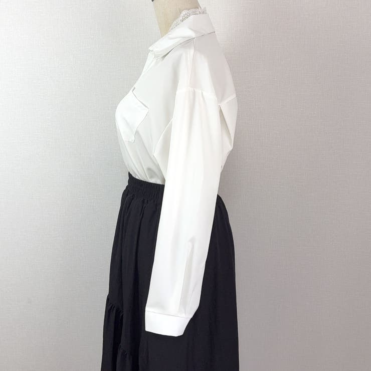 新作ブラウス シャツ レース付きトップス | shoppinggo | 詳細画像42 