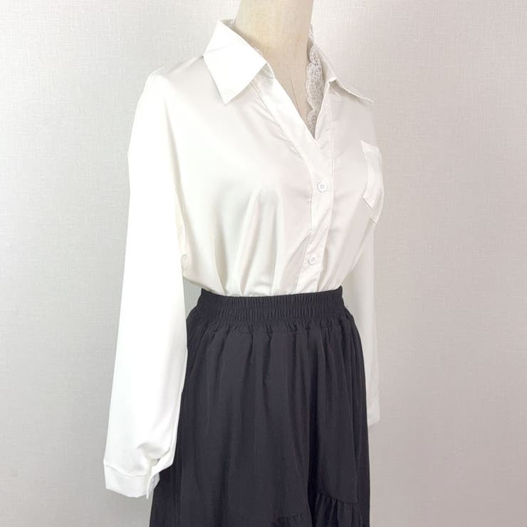 新作ブラウス シャツ レース付きトップス | shoppinggo | 詳細画像43 