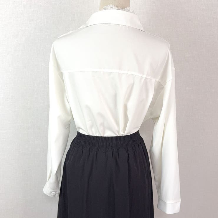 新作ブラウス シャツ レース付きトップス | shoppinggo | 詳細画像45 
