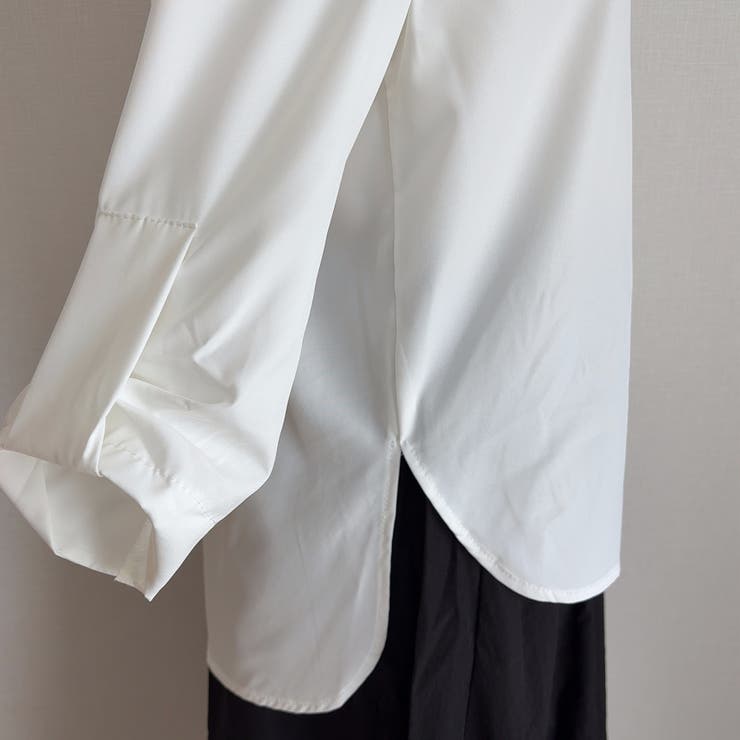 シャツ キーネック フロントタック | shoppinggo | 詳細画像9 