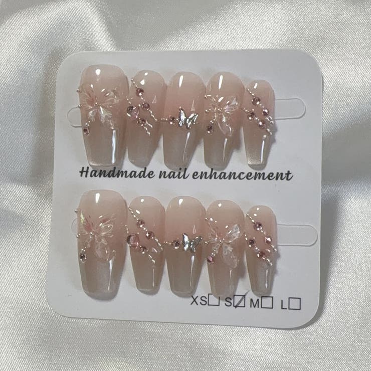 ネイルチップ 蝶々 ハート[品番：JRKW0005500]｜shoppinggo