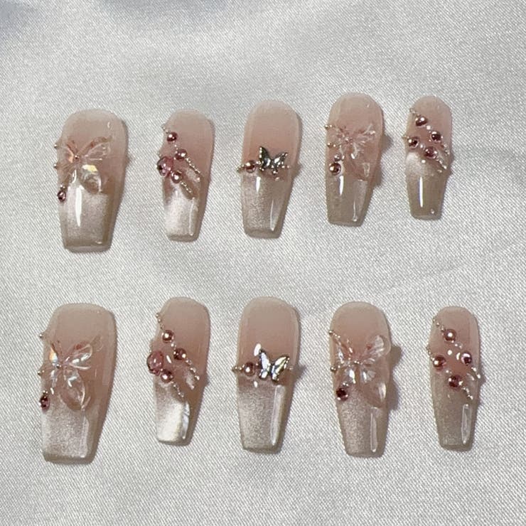 ネイルチップ 蝶々 ハート | shoppinggo | 詳細画像7 