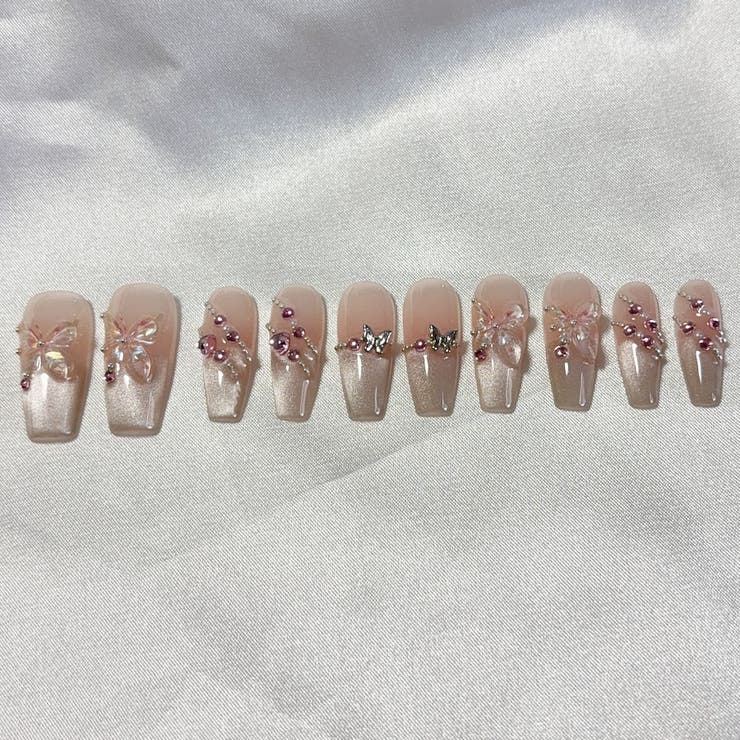 ネイルチップ 蝶々 ハート | shoppinggo | 詳細画像11 