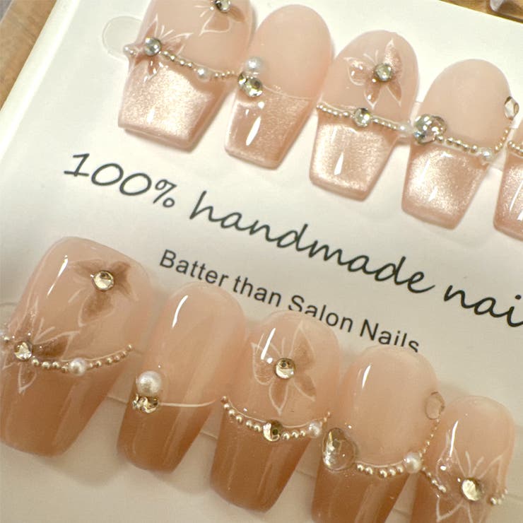 ネイルチップ ショート ブライダル | shoppinggo | 詳細画像5 