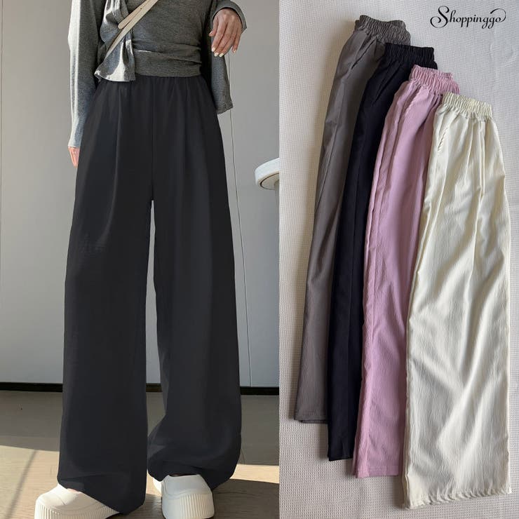 夏服 ワイドパンツ サマーパンツ | shoppinggo | 詳細画像1 