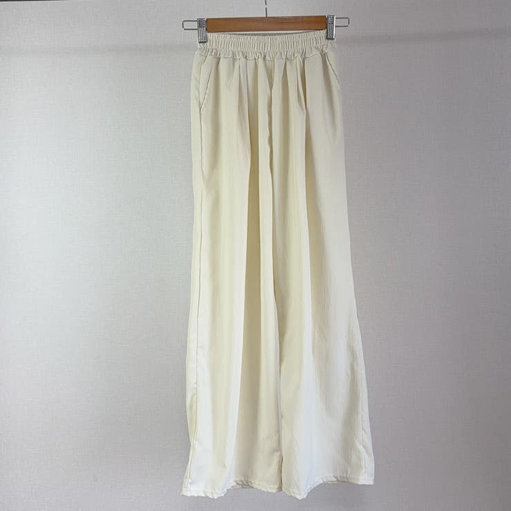 ベージュ | 夏服 ワイドパンツ サマーパンツ | shoppinggo