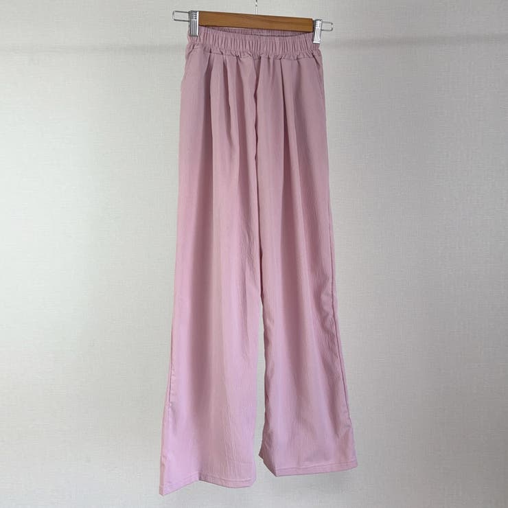 ピンク | 夏服 ワイドパンツ サマーパンツ | shoppinggo