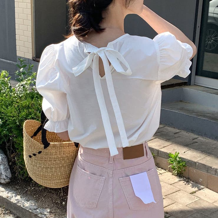 ブラウス バックリボン シャツ | shoppinggo | 詳細画像9 