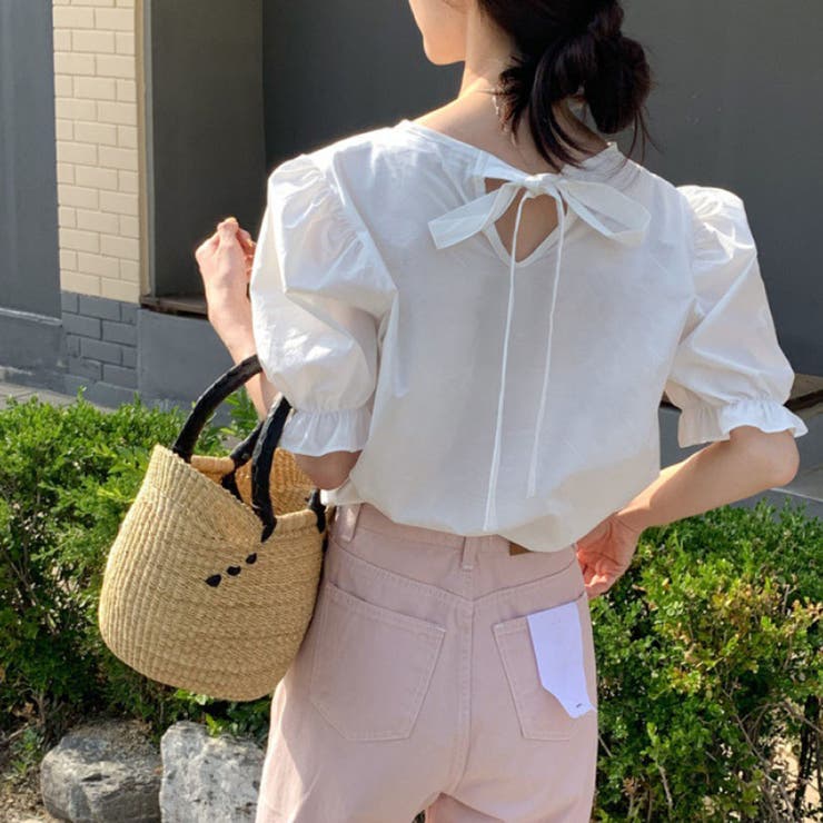 ブラウス バックリボン シャツ | shoppinggo | 詳細画像13 