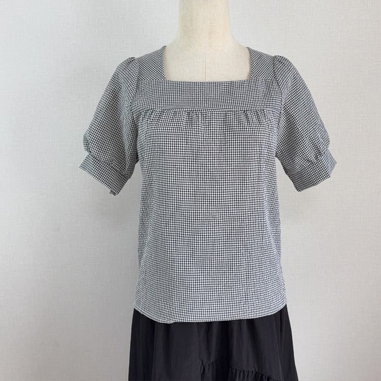 新作ブラウス シャツブラウス スクエアネック | shoppinggo | 詳細画像23 