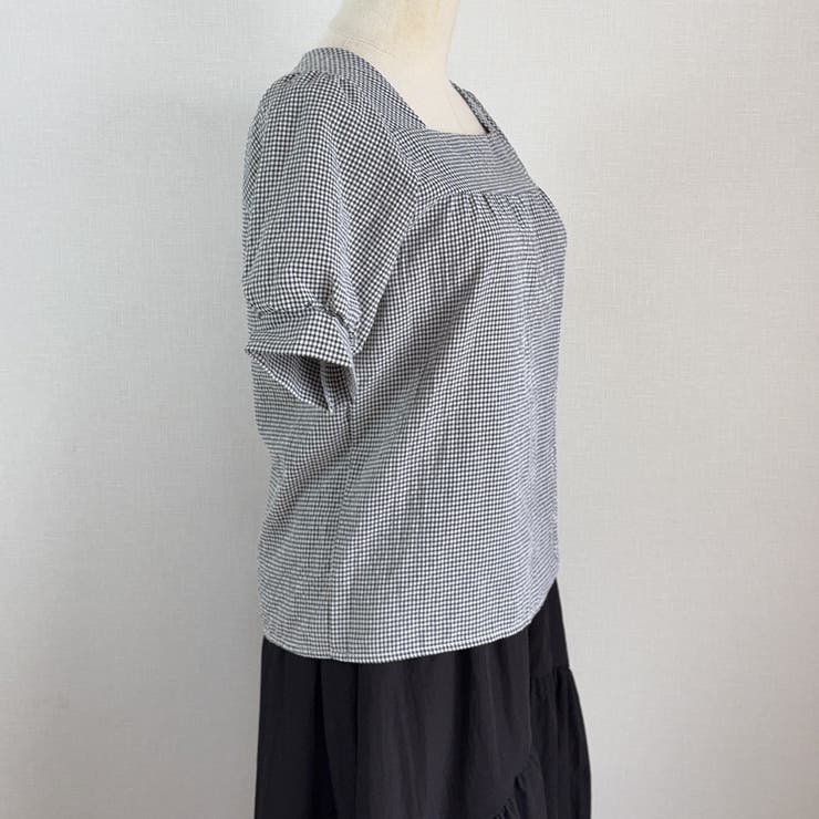 新作ブラウス シャツブラウス スクエアネック | shoppinggo | 詳細画像24 