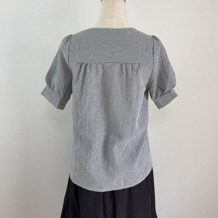 新作ブラウス シャツブラウス スクエアネック | shoppinggo | 詳細画像25 