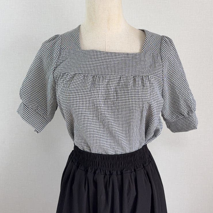 新作ブラウス シャツブラウス スクエアネック | shoppinggo | 詳細画像26 