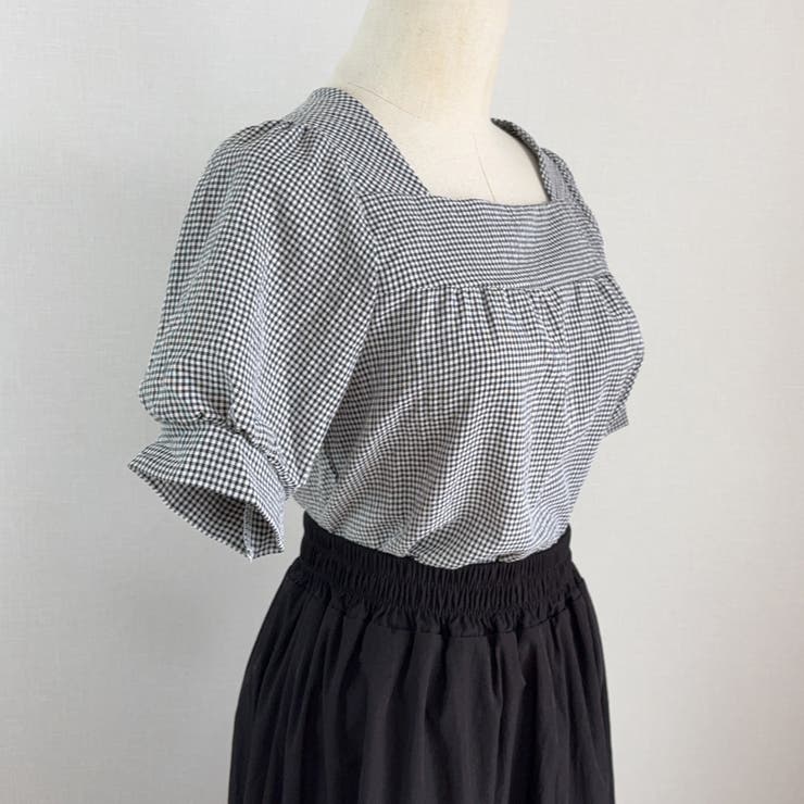 新作ブラウス シャツブラウス スクエアネック | shoppinggo | 詳細画像27 