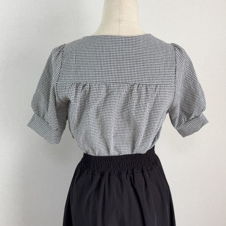 新作ブラウス シャツブラウス スクエアネック | shoppinggo | 詳細画像29 