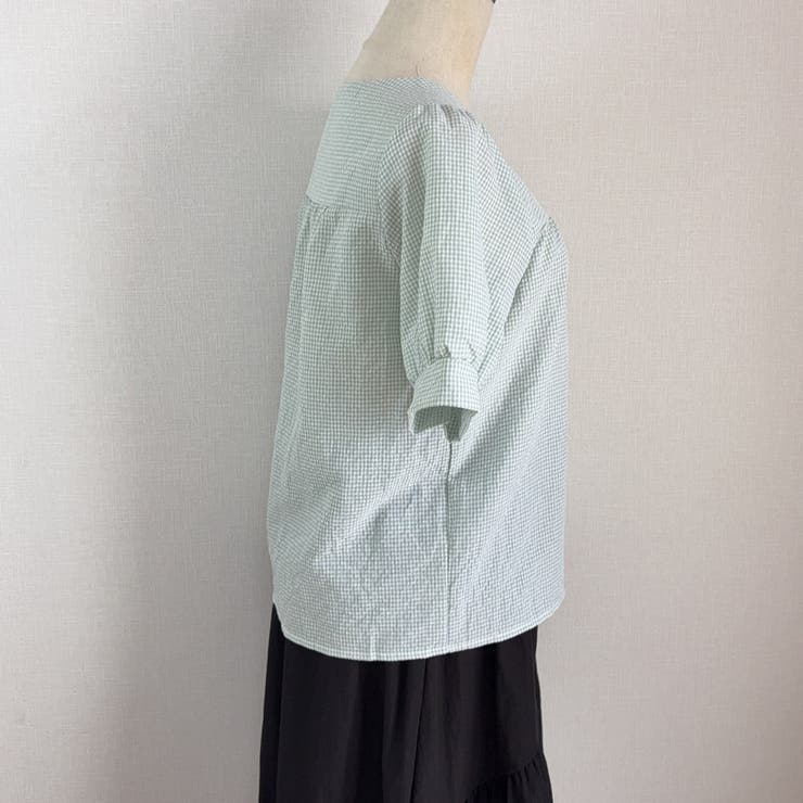 新作ブラウス シャツブラウス スクエアネック | shoppinggo | 詳細画像31 