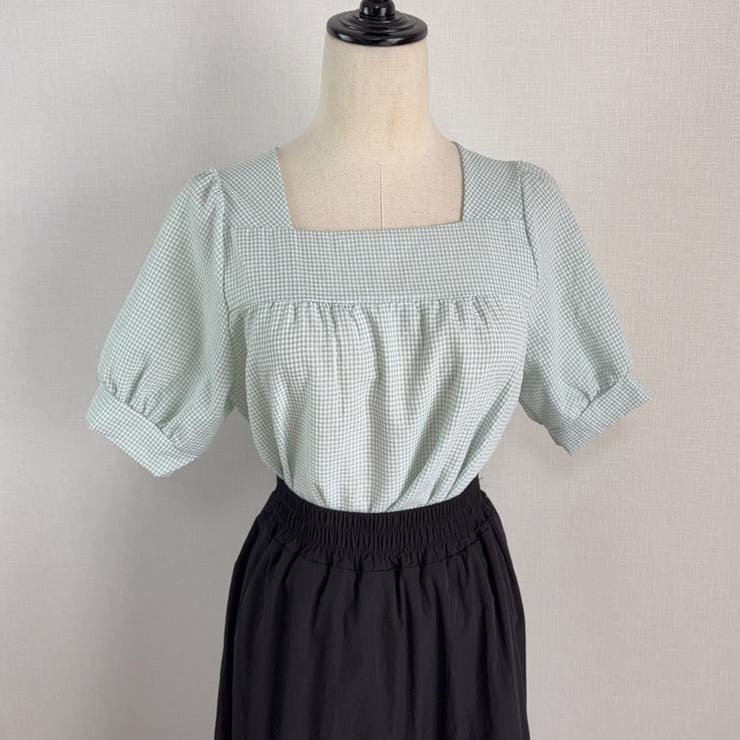 新作ブラウス シャツブラウス スクエアネック | shoppinggo | 詳細画像33 