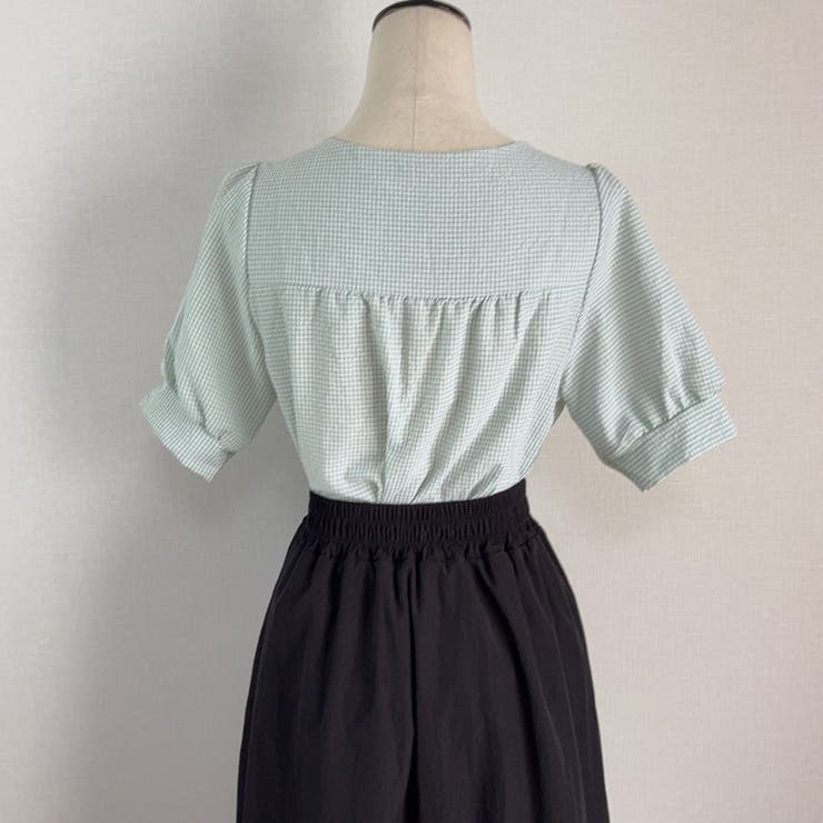 新作ブラウス シャツブラウス スクエアネック | shoppinggo | 詳細画像36 