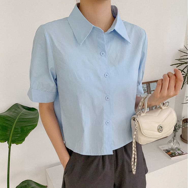 バックプリーツシャツ タック ブラウス | shoppinggo | 詳細画像20 