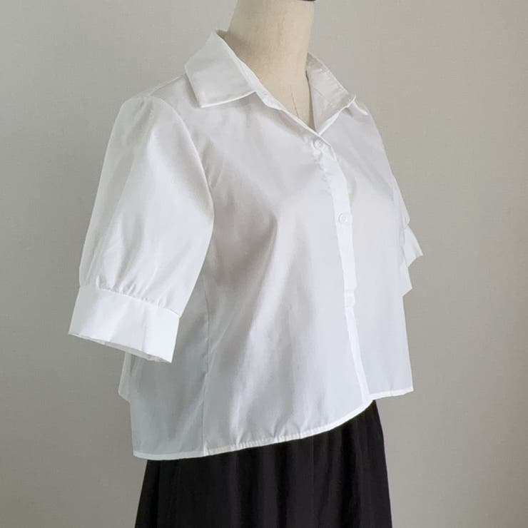 バックプリーツシャツ タック ブラウス | shoppinggo | 詳細画像29 