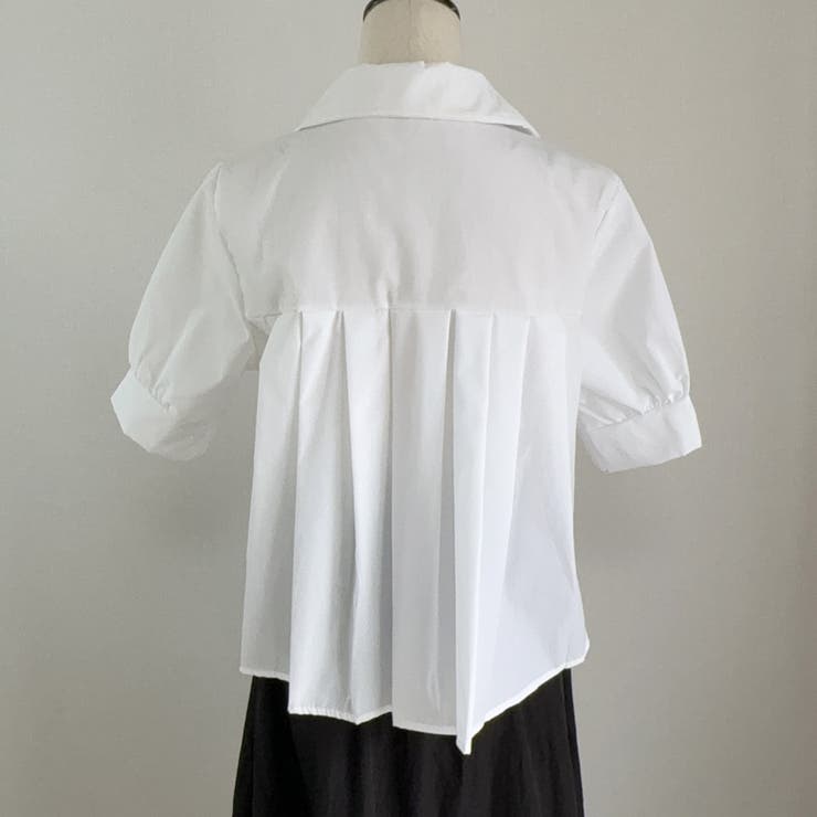 バックプリーツシャツ タック ブラウス | shoppinggo | 詳細画像30 