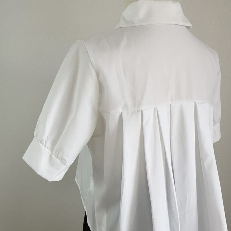 バックプリーツシャツ タック ブラウス | shoppinggo | 詳細画像31 