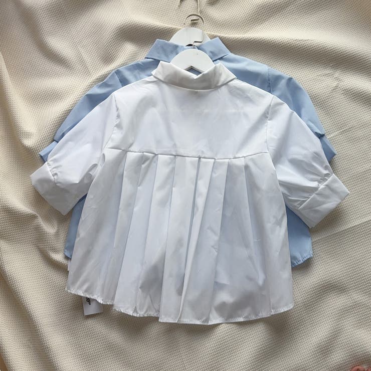 バックプリーツシャツ タック ブラウス | shoppinggo | 詳細画像37 