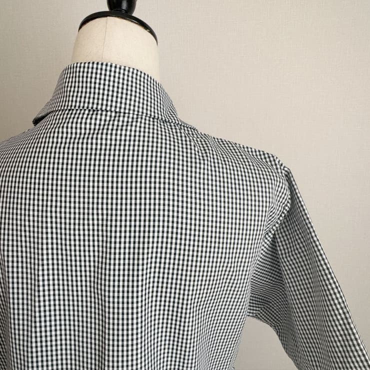 アシンメトリーフリルシャツ 半袖 チェックシャツ | shoppinggo | 詳細画像18 