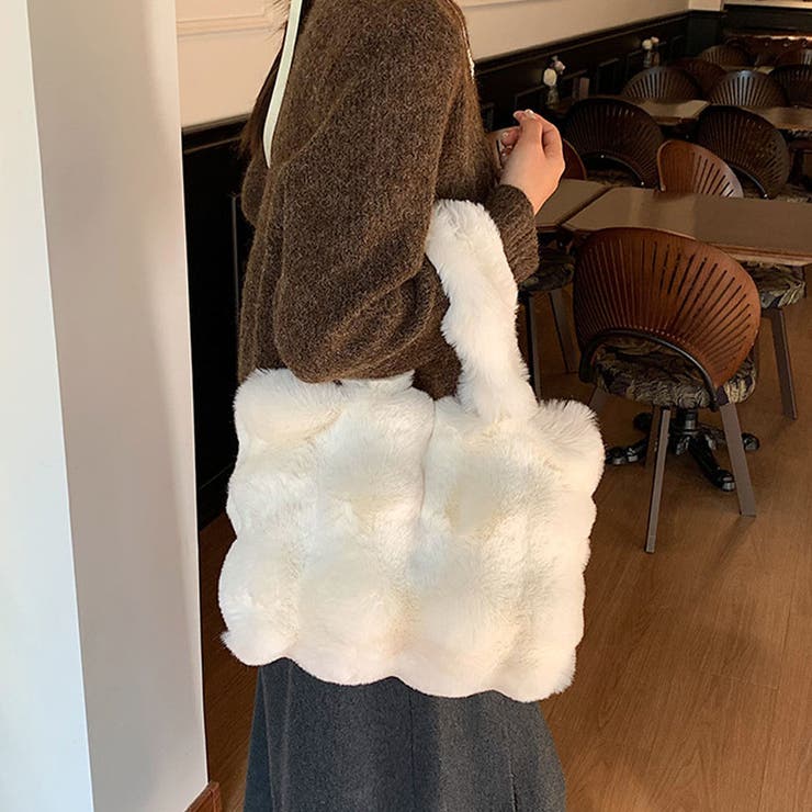 ファーバッグ ふわふわ ミニトートバッグ | shoppinggo | 詳細画像12 