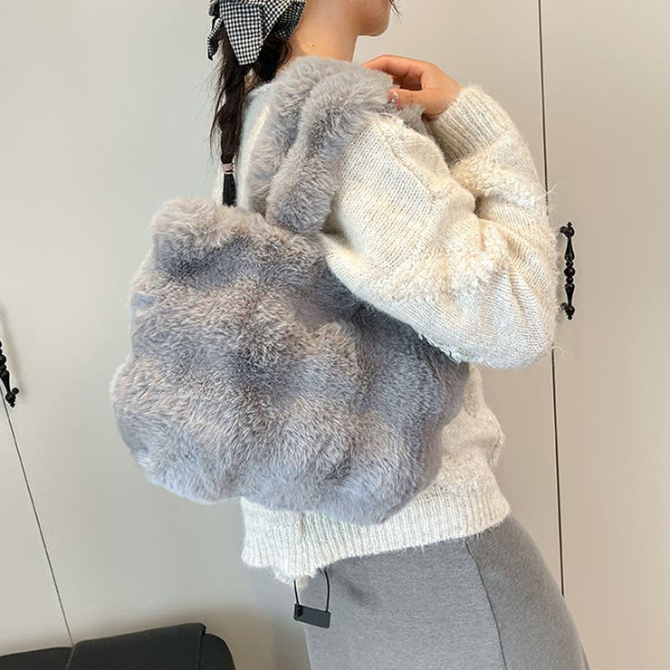 ファーバッグ ふわふわ ミニトートバッグ | shoppinggo | 詳細画像16 