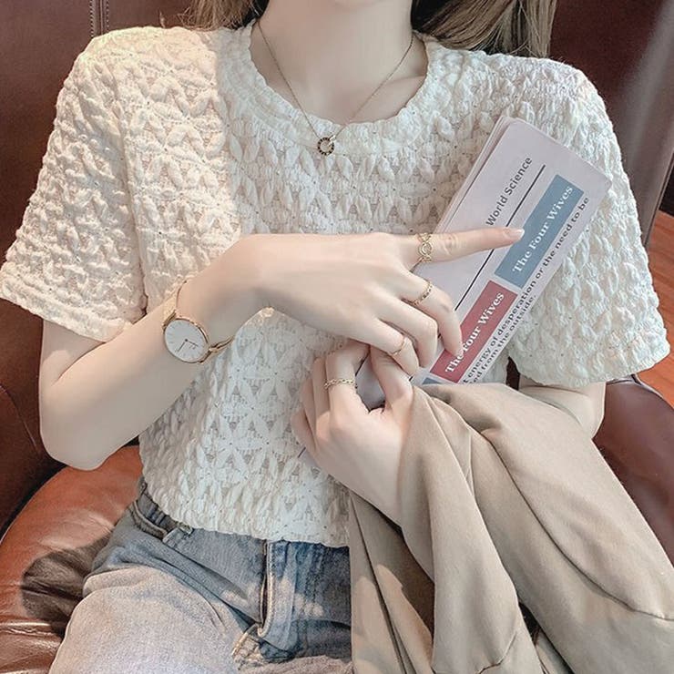 ブラウストップス 白 薄手 | shoppinggo | 詳細画像3 