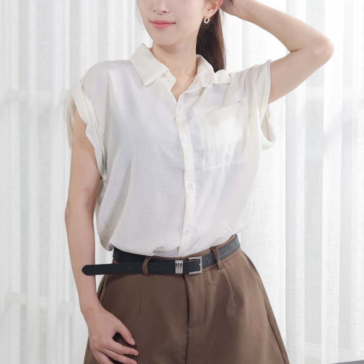 ブラウスシャツ レディース 半袖 | shoppinggo | 詳細画像5 