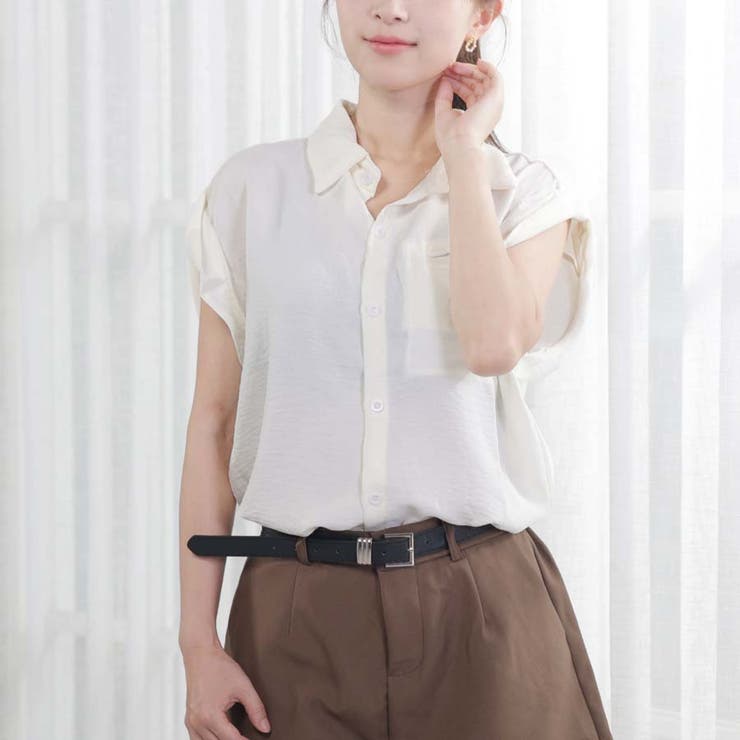 ブラウスシャツ レディース 半袖 | shoppinggo | 詳細画像7 
