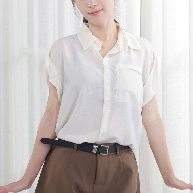 ブラウスシャツ レディース 半袖 | shoppinggo | 詳細画像9 