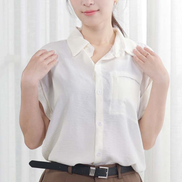 ブラウスシャツ レディース 半袖 | shoppinggo | 詳細画像10 