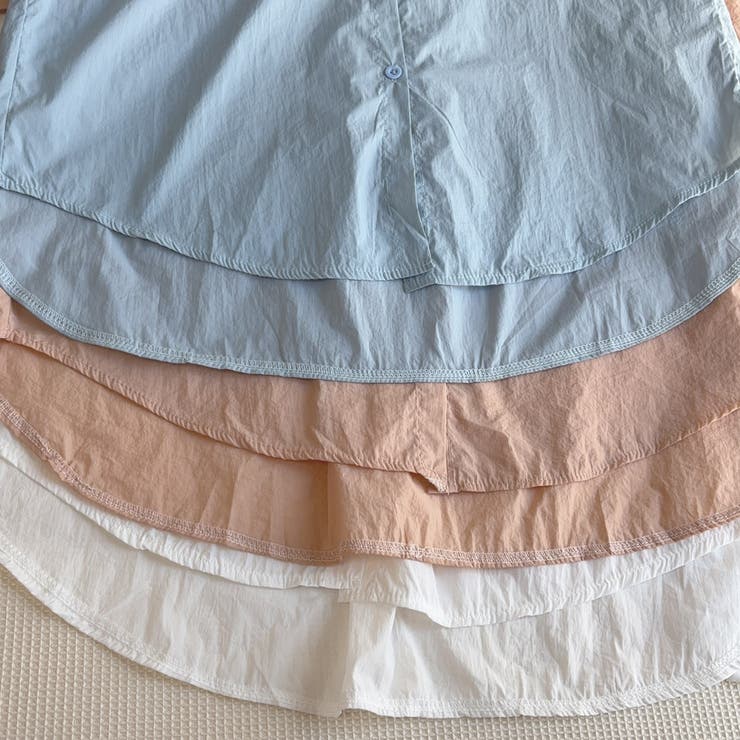シャツカーディガン フロントリボン刺しゅう 透け感 | shoppinggo | 詳細画像14 