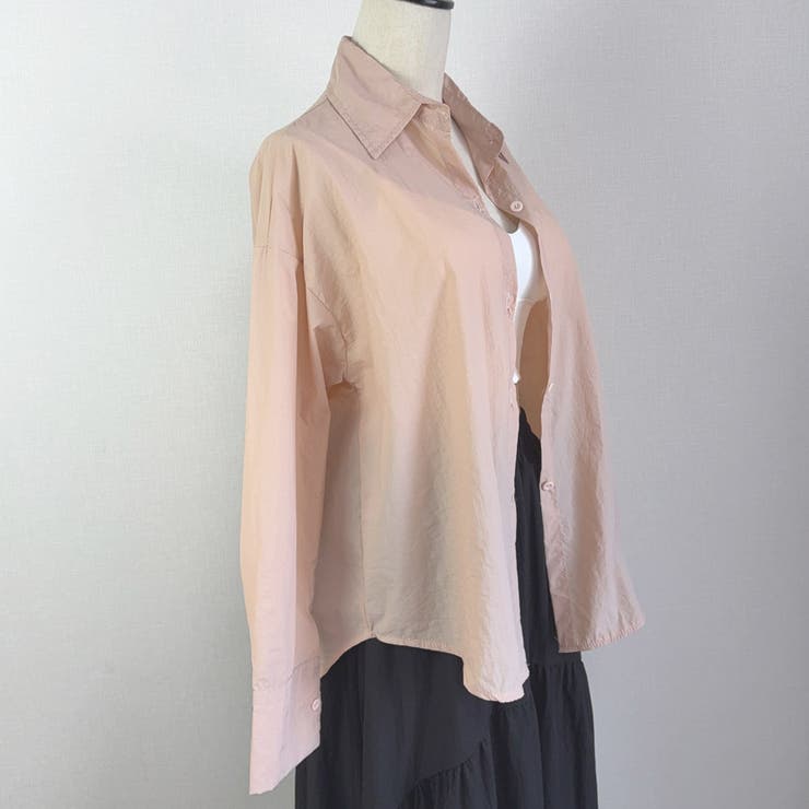 シャツカーディガン フロントリボン刺しゅう 透け感 | shoppinggo | 詳細画像27 