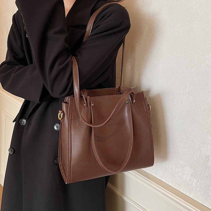 キャメル | トートバッグ ショルダーバッグ 肩掛け | shoppinggo