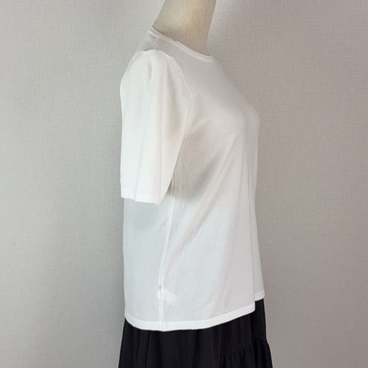 夏服 サイドボタンサマーニット 半袖 | shoppinggo | 詳細画像10 