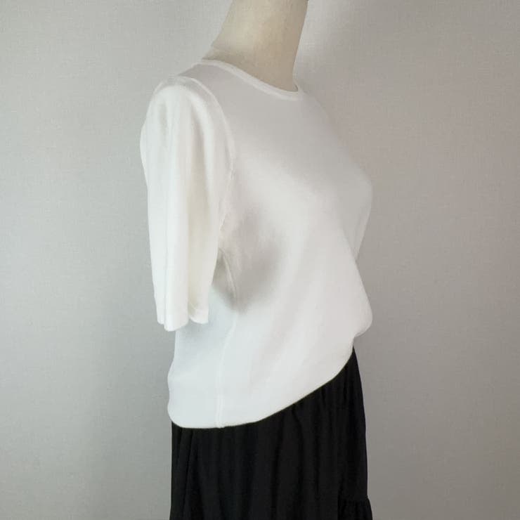 夏服 サイドボタンサマーニット 半袖 | shoppinggo | 詳細画像12 